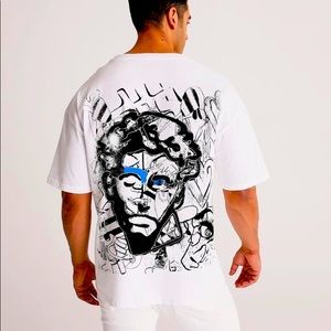 Handmade T-shirt Unisex, white off